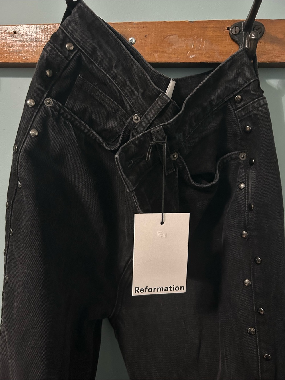 Reformation High rise slouchy straight leg jeans - Picture 3 of 5